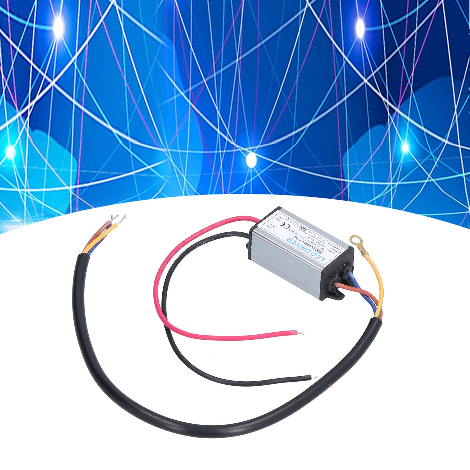 LED Driver AC 95-265V to DC 12-26V 300mA Power Supply Lighting Transformer IP65 Protection V1294-YM0523-3119210262011