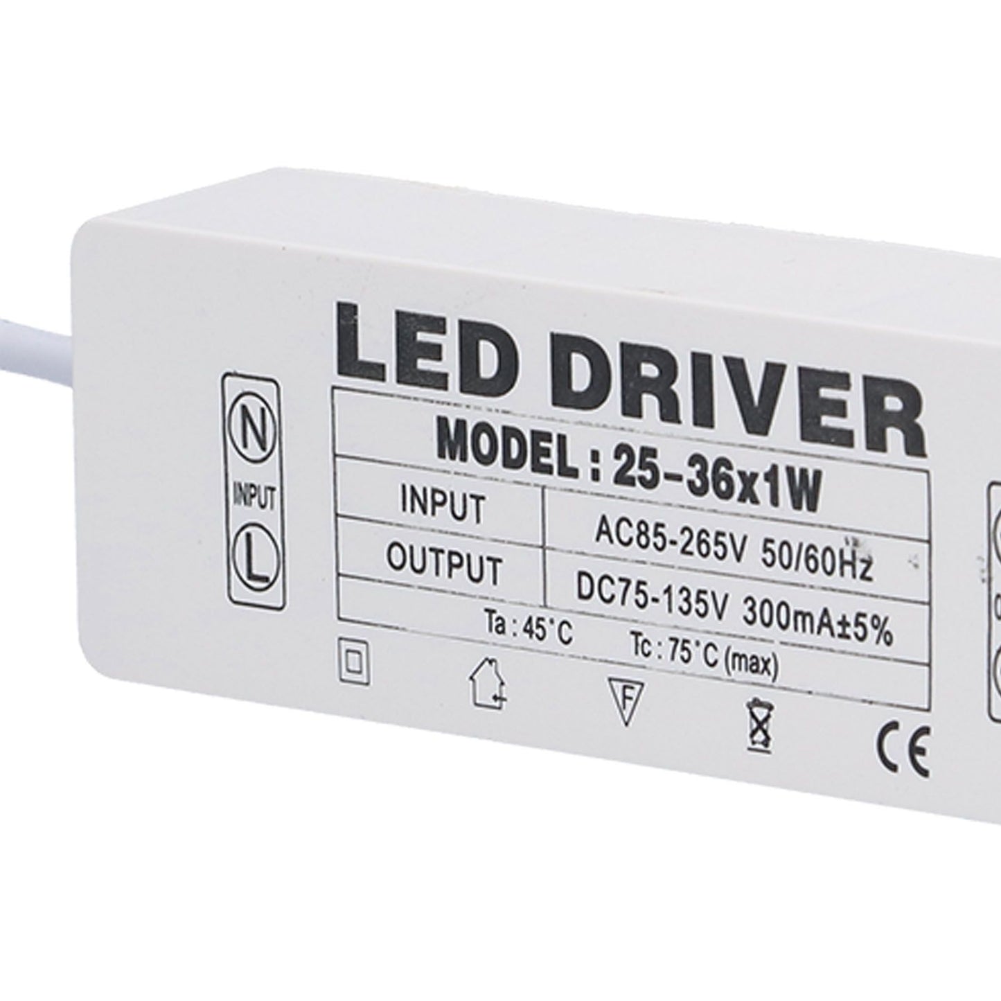 LED Driver Protection Function Good Heat Dissipation Small Size Convenient Use DIY Power Drive Connector for V1294-YM0523-3119210262411