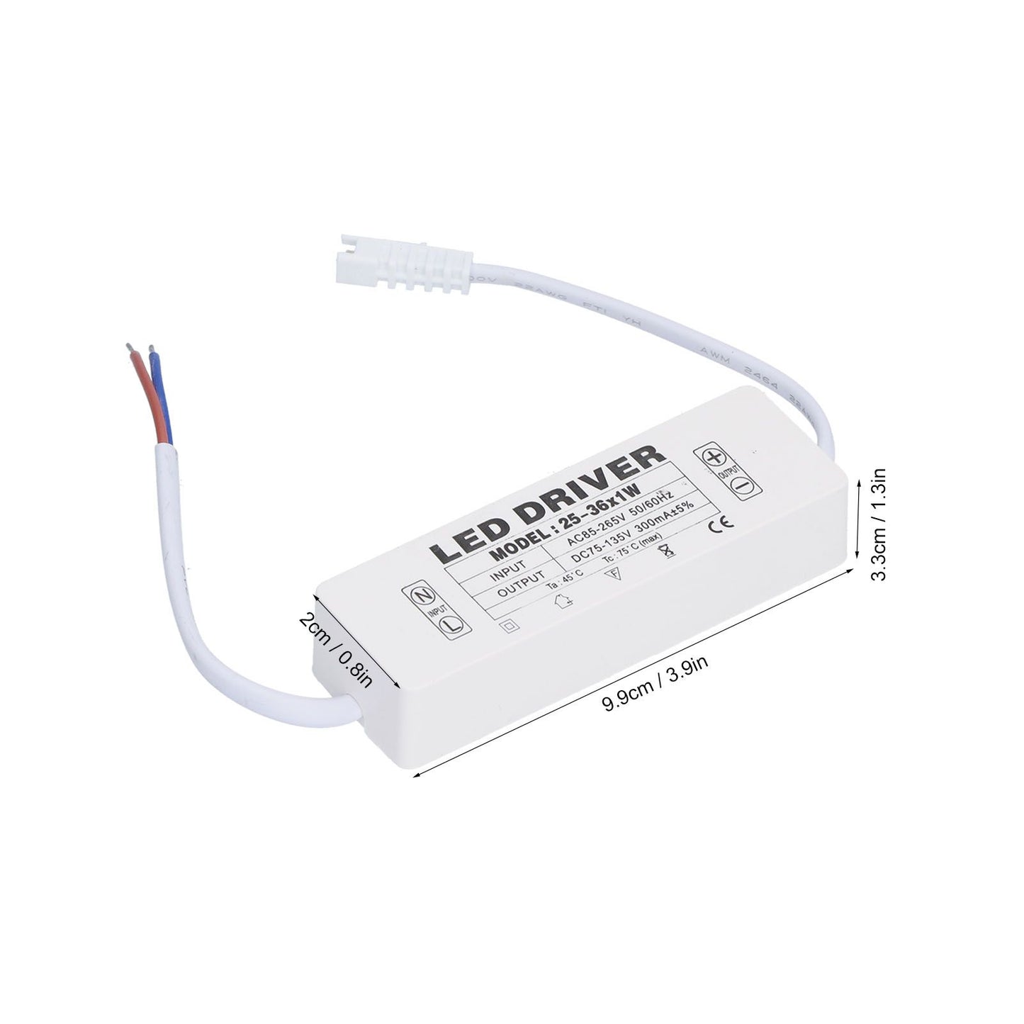 LED Driver Protection Function Good Heat Dissipation Small Size Convenient Use DIY Power Drive Connector for V1294-YM0523-3119210262411