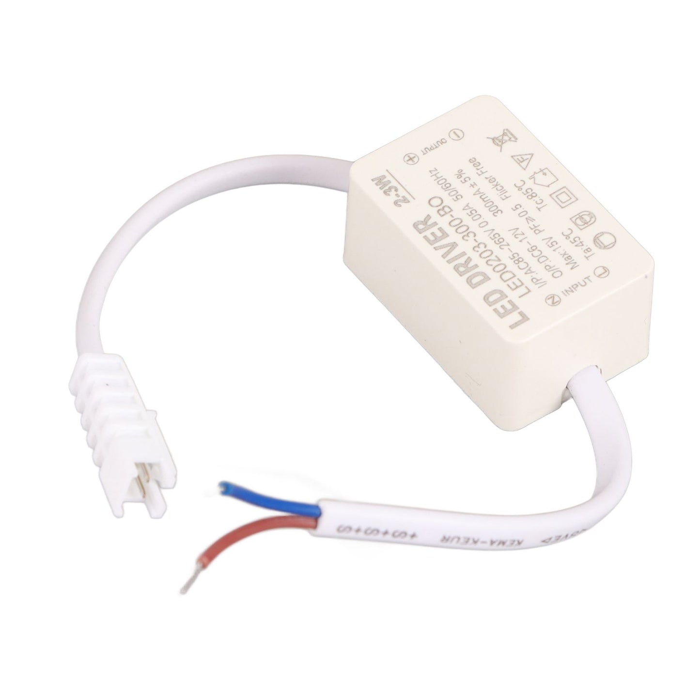 LED Driver Constant Current 300mA High Power AC 85-265V Output 6-12V DC Connector for LED Lamp Products V1294-YM0523-3119210262611