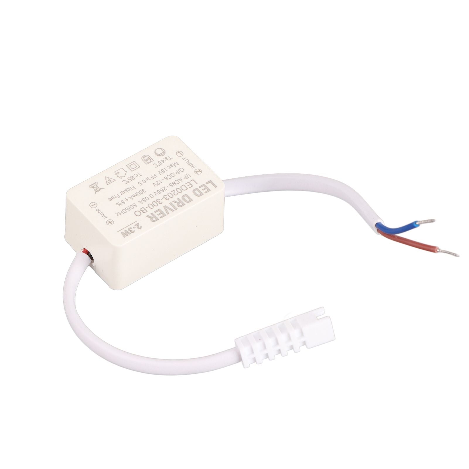 LED Driver Constant Current 300mA High Power AC 85-265V Output 6-12V DC Connector for LED Lamp Products V1294-YM0523-3119210262611