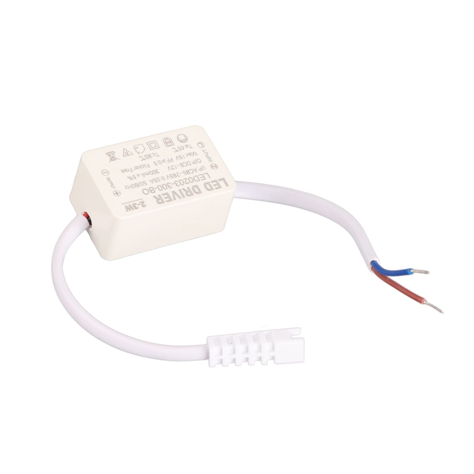 LED Driver Constant Current 300mA High Power AC 85-265V Output 6-12V DC Connector for LED Lamp Products V1294-YM0523-3119210262611
