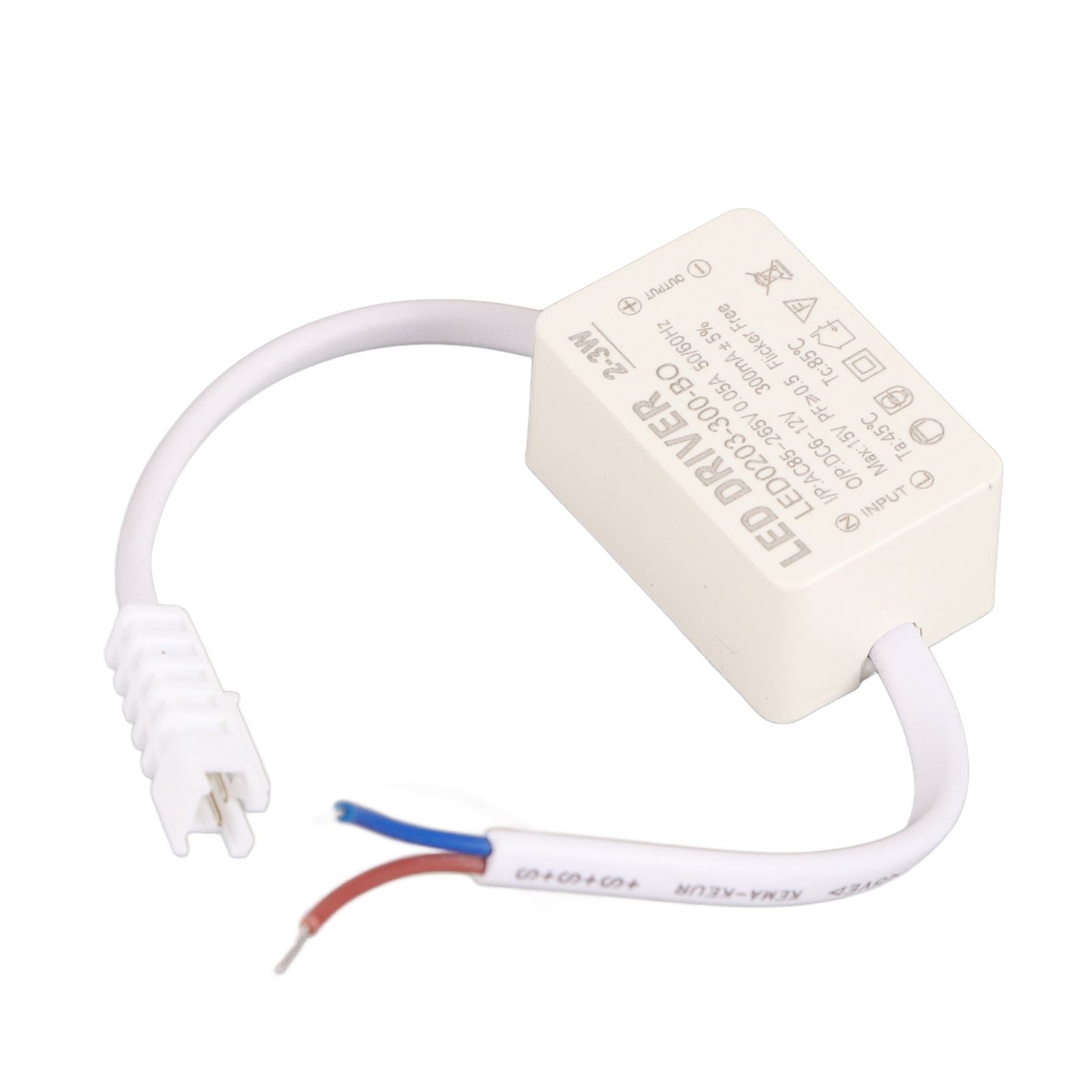 LED Driver Constant Current 300mA High Power AC 85-265V Output 6-12V DC Connector for LED Lamp Products V1294-YM0523-3119210262611