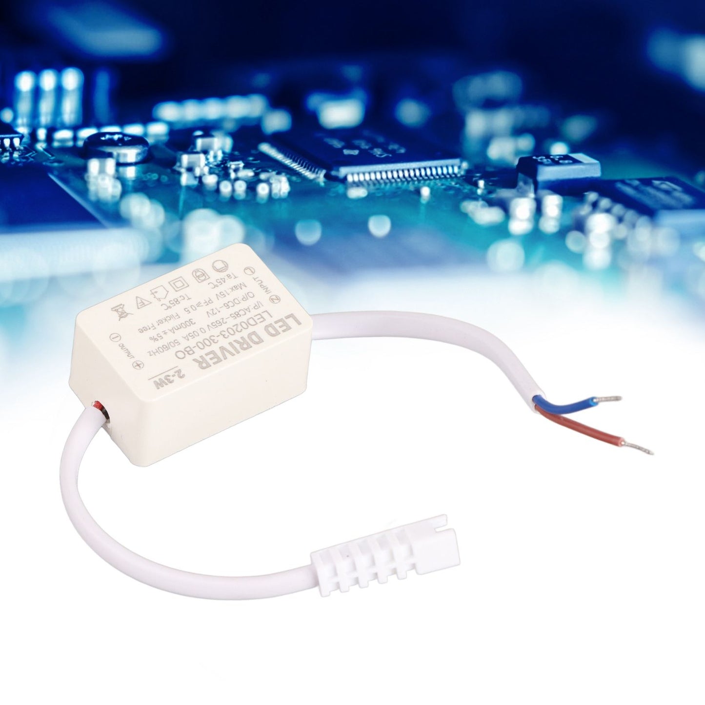 LED Driver Constant Current 300mA High Power AC 85-265V Output 6-12V DC Connector for LED Lamp Products V1294-YM0523-3119210262611