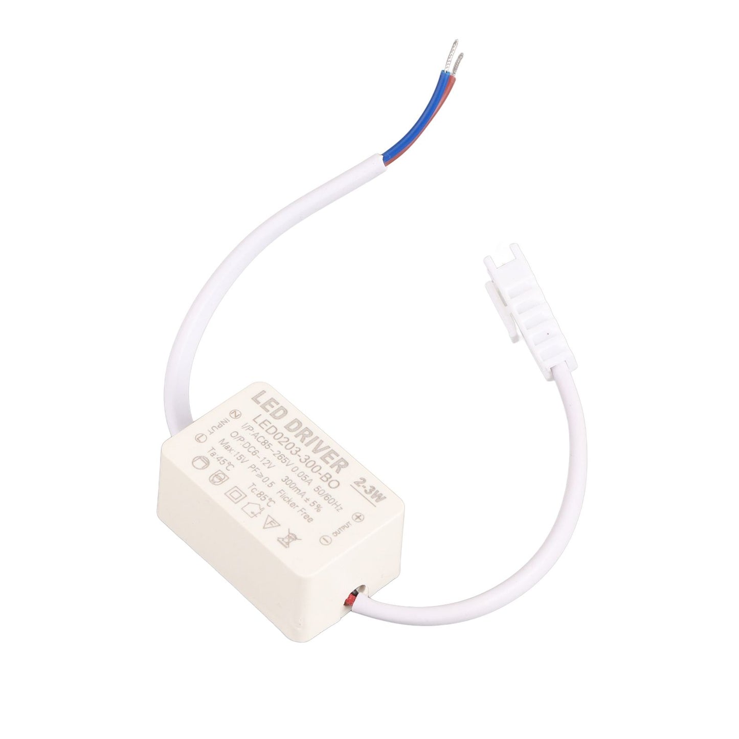 LED Driver Constant Current 300mA High Power AC 85-265V Output 6-12V DC Connector for LED Lamp Products V1294-YM0523-3119210262611