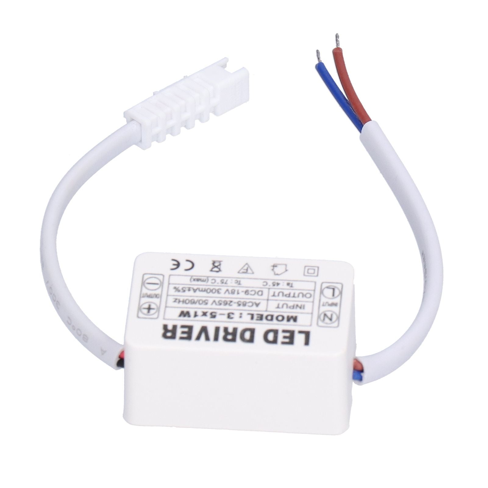 LED Driver 300mA 9-18VDC Small Size Easy Installation Good Heat Dissipation LED Transformer for Home V1294-YM0523-3119210262711