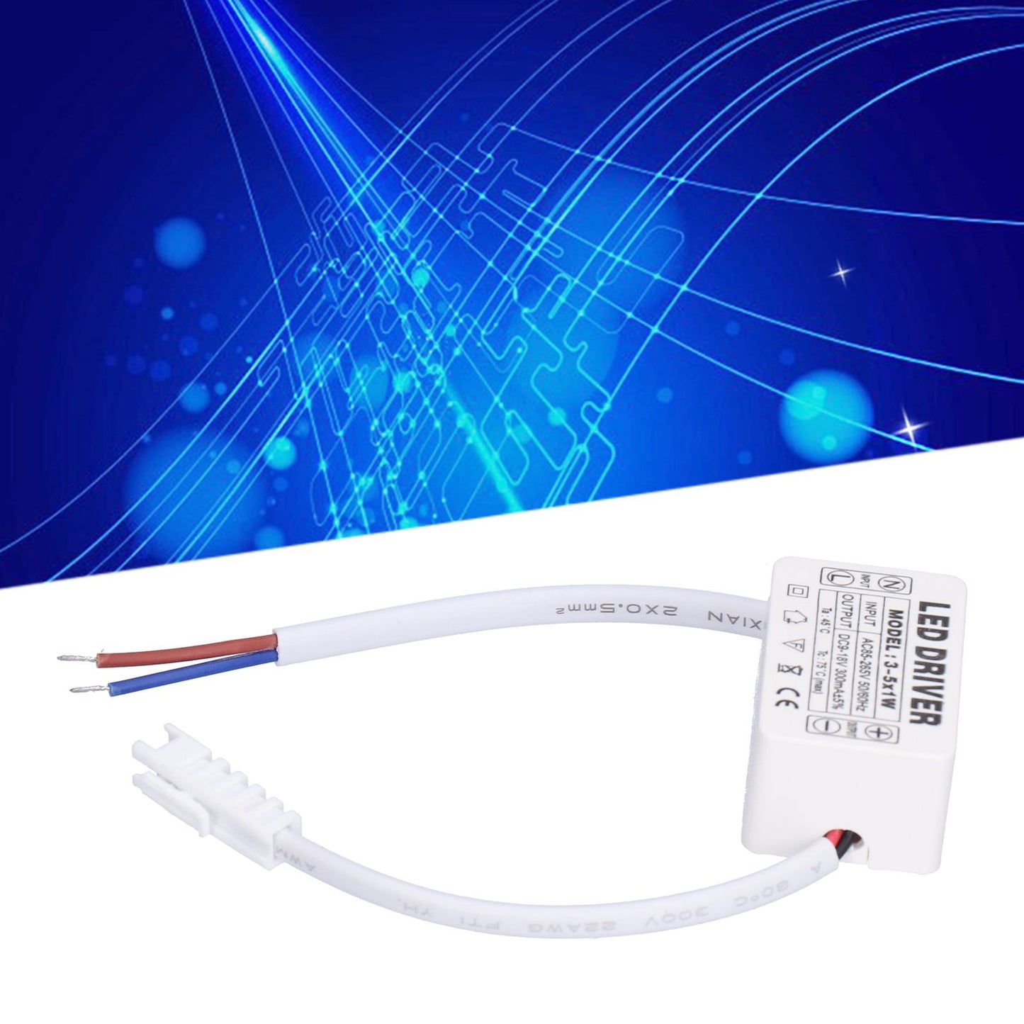 LED Driver 300mA 9-18VDC Small Size Easy Installation Good Heat Dissipation LED Transformer for Home V1294-YM0523-3119210262711