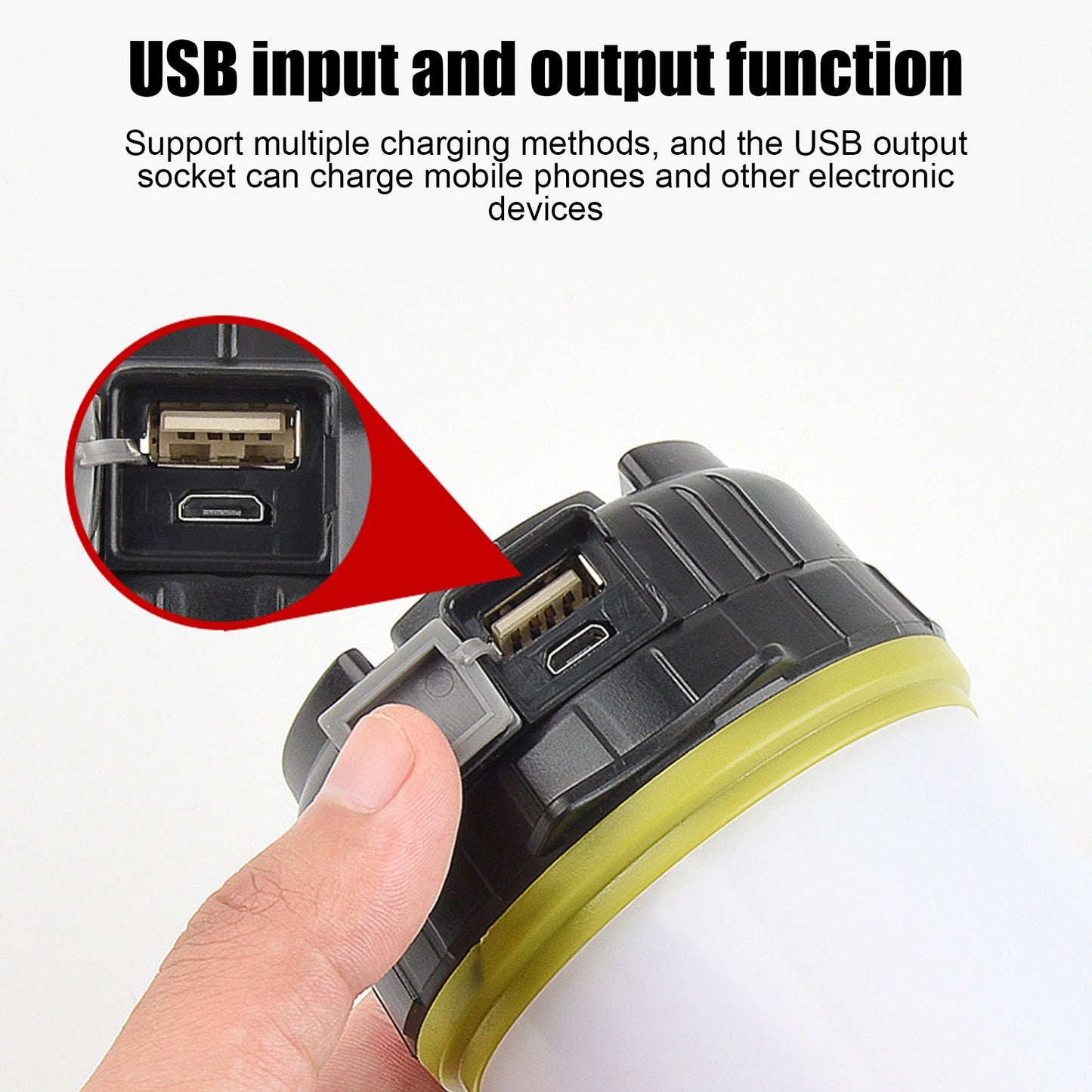 HC-261 Camping Light Multifunctional USB Rechargeable LED Camping Lantern with 6 Lighting Modes for Emergency V1294-YM0523-3119210263311