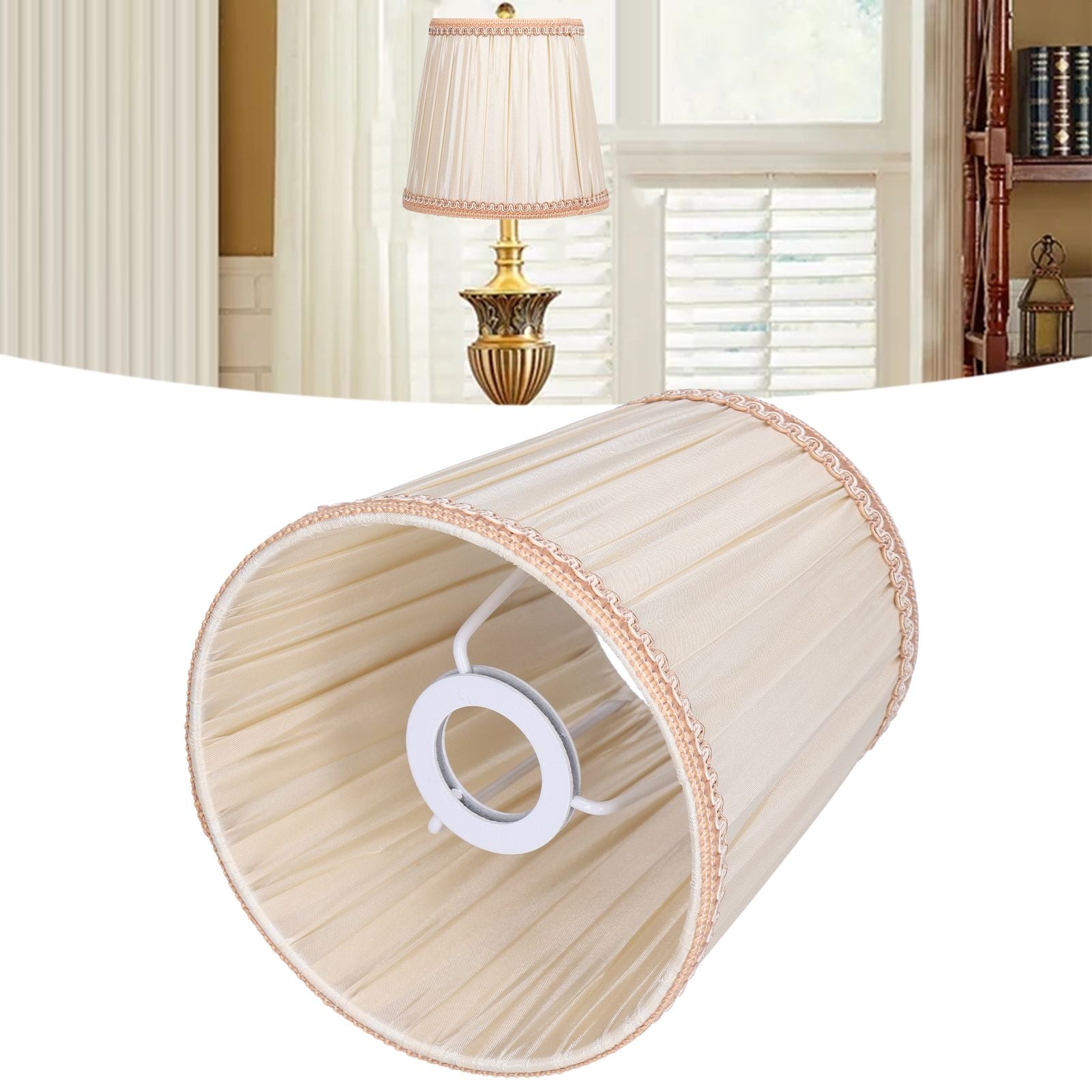 Cloth Lampshade Meson Installation Modern Simple Style for Candle Table Lamps Crystal Chandelier E14 V1294-YM0523-3119210263911