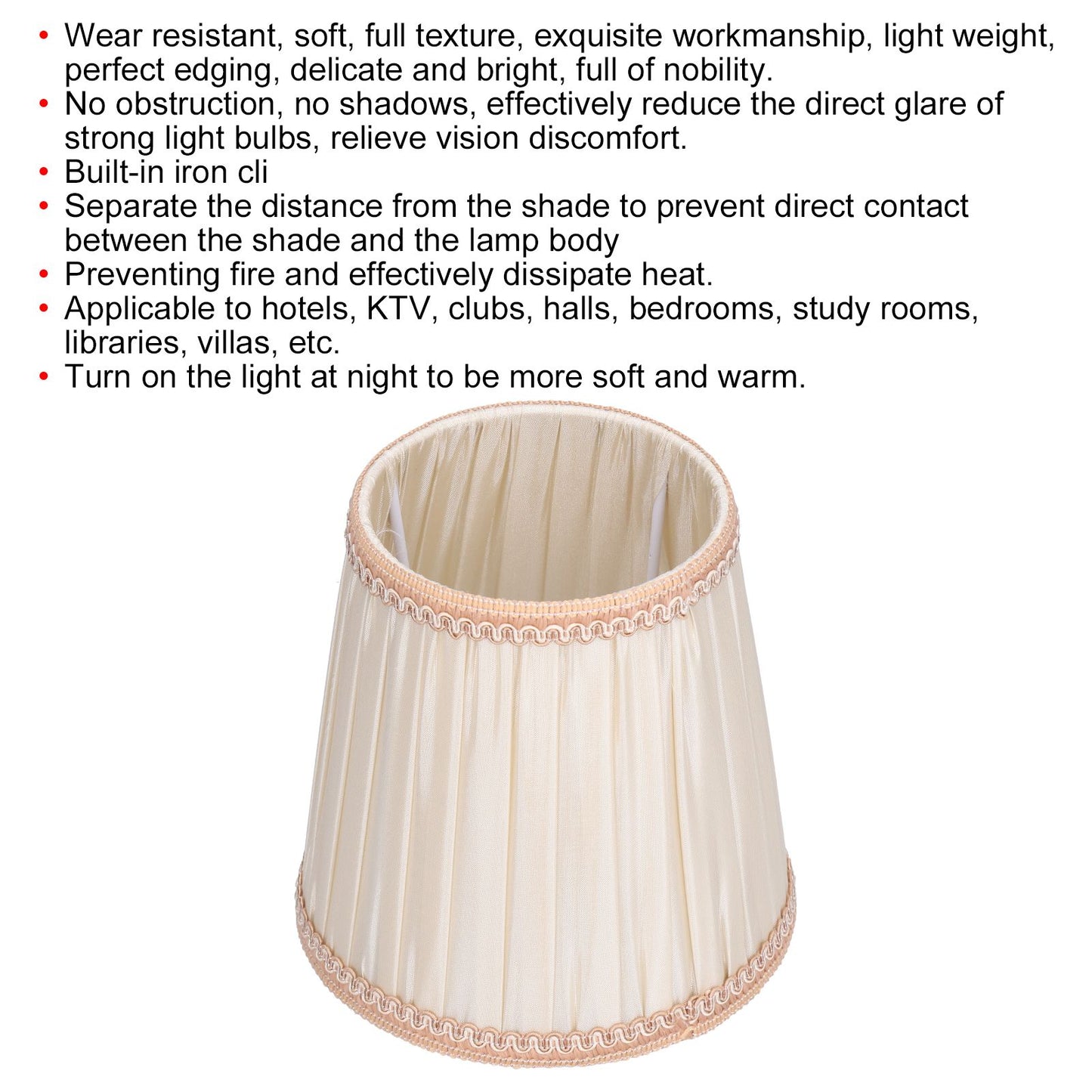 Cloth Lampshade Meson Installation Modern Simple Style for Candle Table Lamps Crystal Chandelier E14 V1294-YM0523-3119210263911