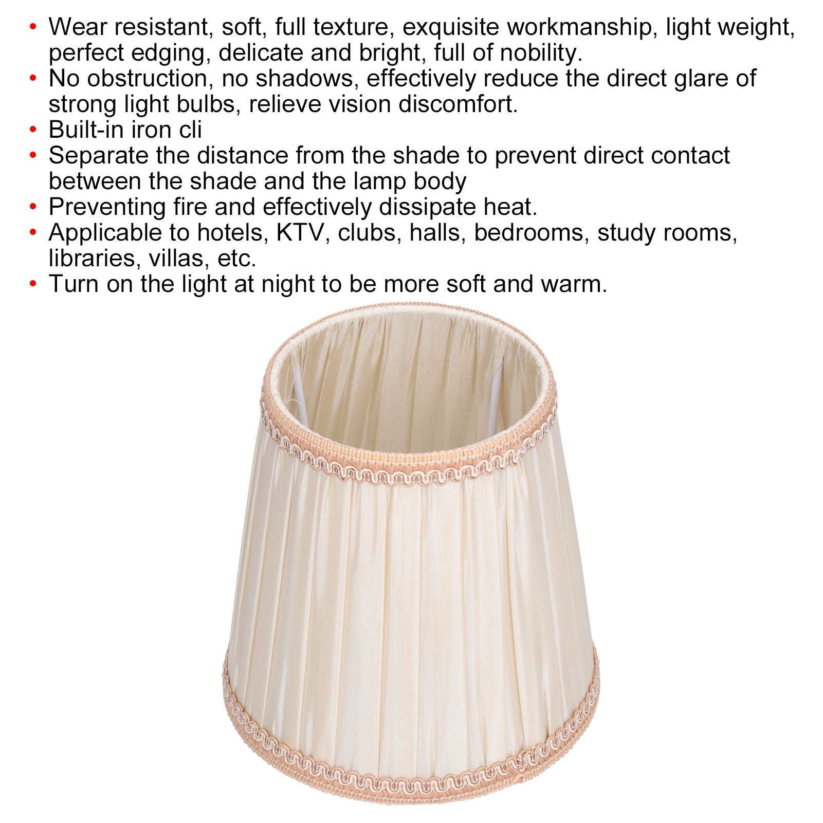 Cloth Lampshade Meson Installation Modern Simple Style for Candle Table Lamps Crystal Chandelier E14 V1294-YM0523-3119210263911