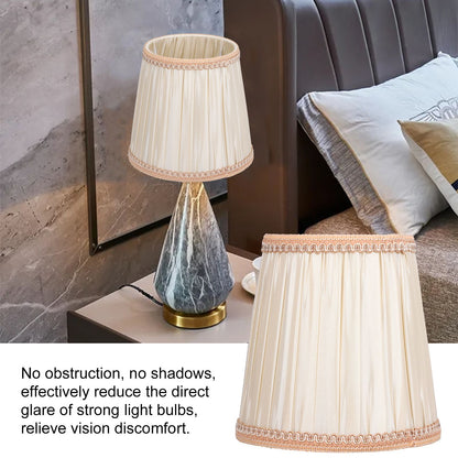 Cloth Lampshade Meson Installation Modern Simple Style for Candle Table Lamps Crystal Chandelier E14 V1294-YM0523-3119210263911