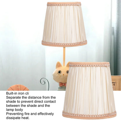 Cloth Lampshade Meson Installation Modern Simple Style for Candle Table Lamps Crystal Chandelier E14 V1294-YM0523-3119210263911