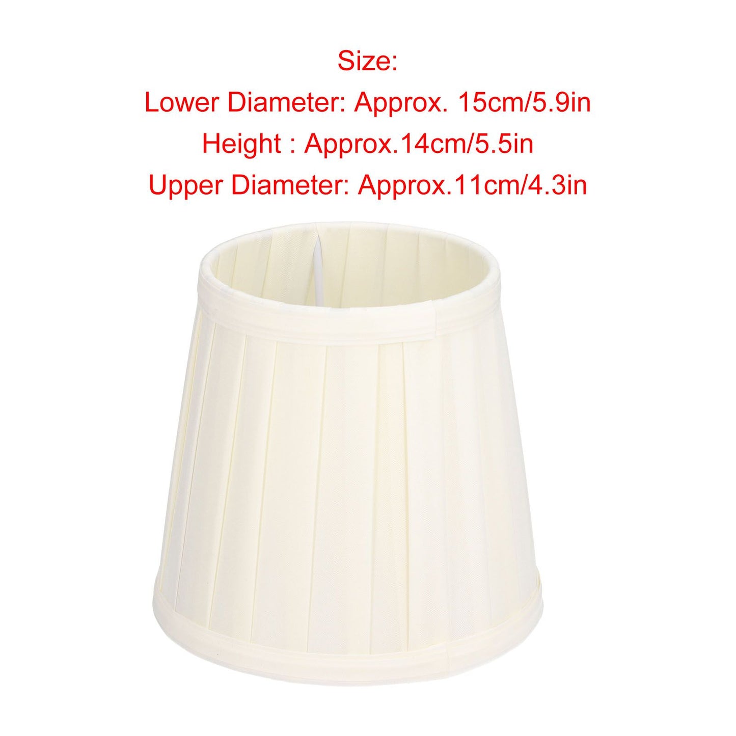 3Pcs Fabric Lampshade 6inx5.5inx4in Safe Exquisite High Light Transmittance Chandelier Lamp Shades V1294-YM0523-3119210264511