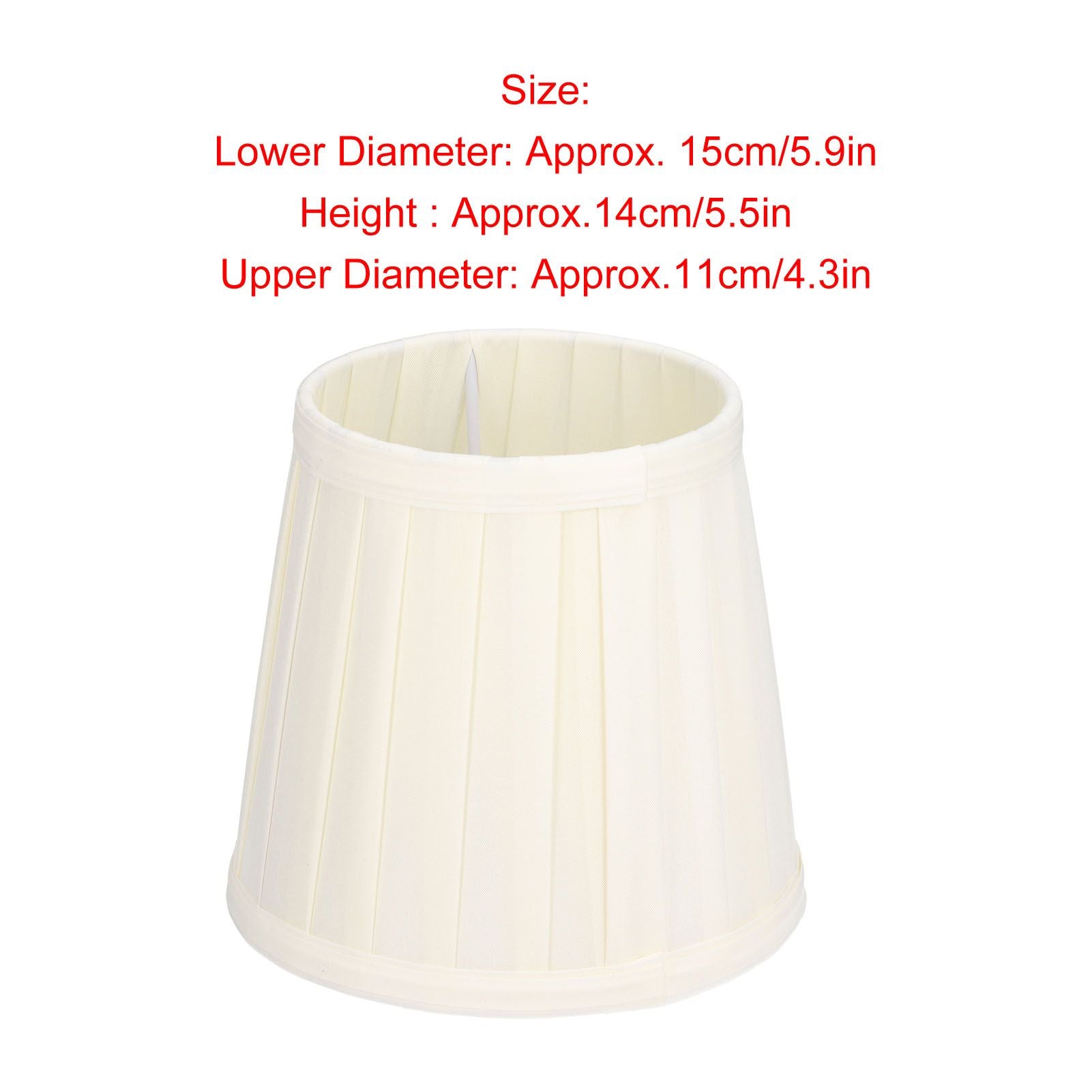 3Pcs Fabric Lampshade 6inx5.5inx4in Safe Exquisite High Light Transmittance Chandelier Lamp Shades V1294-YM0523-3119210264511