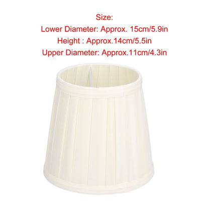 3Pcs Fabric Lampshade 6inx5.5inx4in Safe Exquisite High Light Transmittance Chandelier Lamp Shades V1294-YM0523-3119210264511