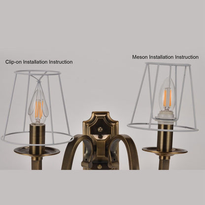 3Pcs Fabric Lampshade 6inx5.5inx4in Safe Exquisite High Light Transmittance Chandelier Lamp Shades V1294-YM0523-3119210264511