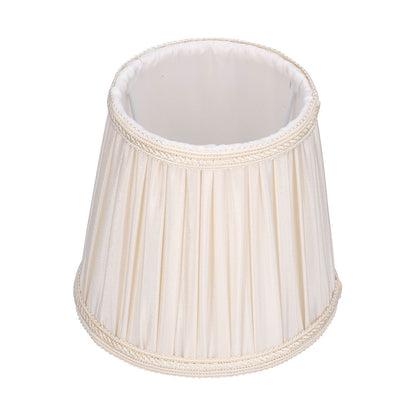 Cloth Lampshade Interventional Modern Decorative Fabric Table Lamp Cover for E14 BulbsApricot V1294-YM0523-3119210265011