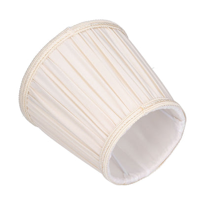 Cloth Lampshade Interventional Modern Decorative Fabric Table Lamp Cover for E14 BulbsApricot V1294-YM0523-3119210265011