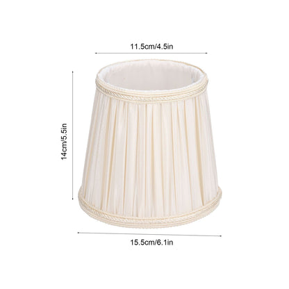 Cloth Lampshade Interventional Modern Decorative Fabric Table Lamp Cover for E14 BulbsApricot V1294-YM0523-3119210265011
