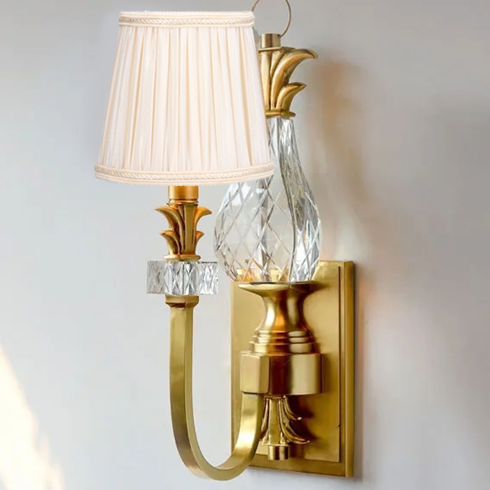 Cloth Lampshade Interventional Modern Decorative Fabric Table Lamp Cover for E14 BulbsApricot V1294-YM0523-3119210265011