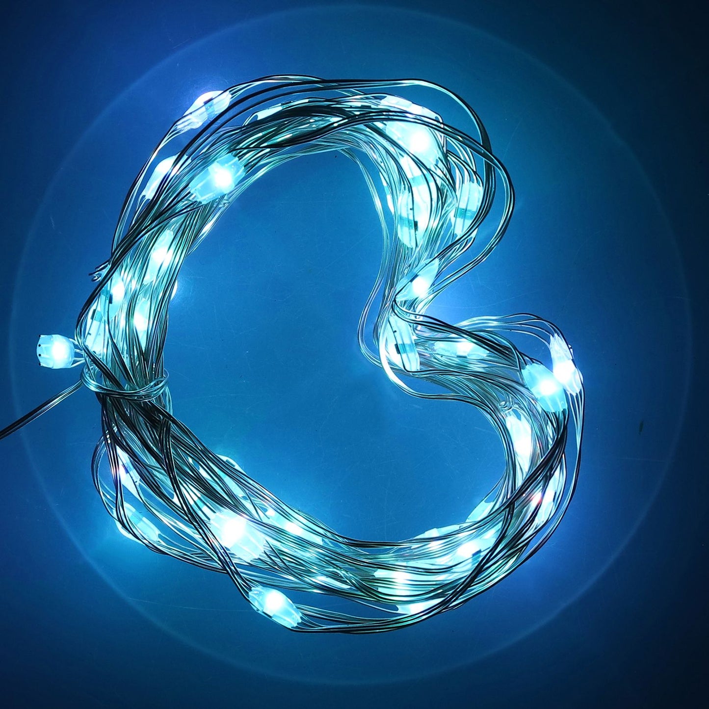 String Lights USB LED Colorful RGB Waterproof Copper Wire Music Light String Christmas Decoration Light5m 50 V1294-YM0523-3119210265211
