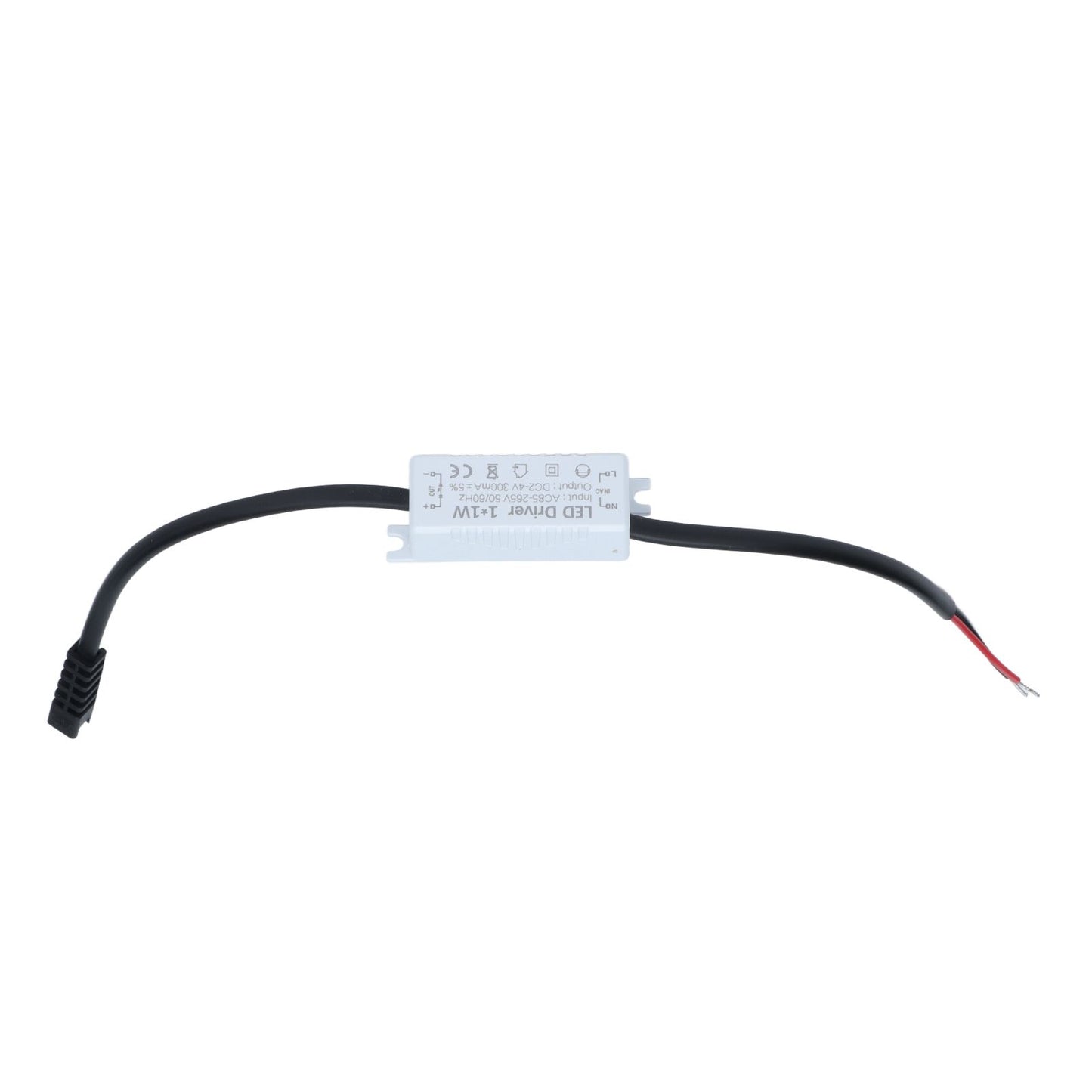 LED Driver 1x1W Power Supply Transformer Adapter AC85-265V to 2-4VDC LED Power Driver for LED Light Computer V1294-YM0523-3119210266211
