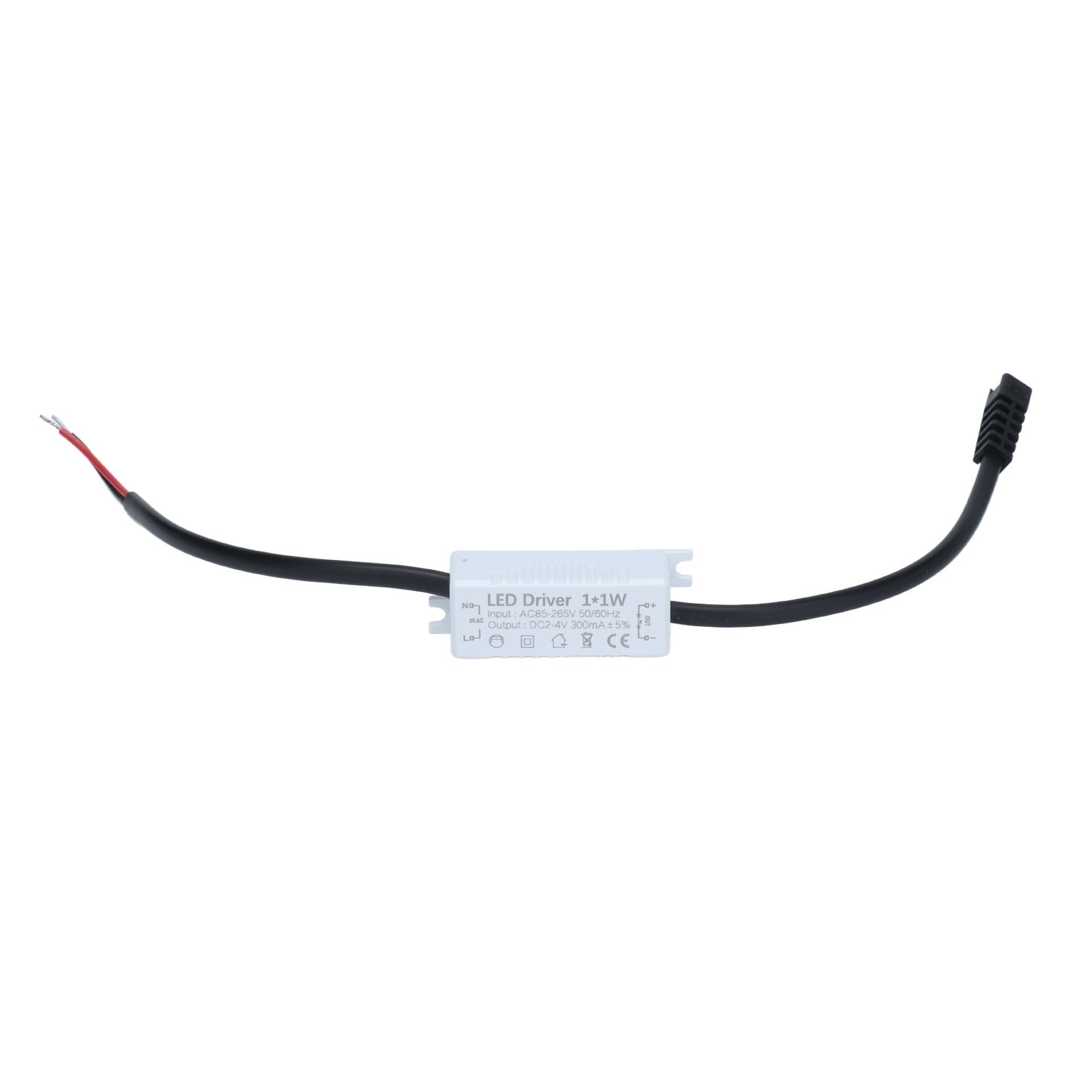 LED Driver 1x1W Power Supply Transformer Adapter AC85-265V to 2-4VDC LED Power Driver for LED Light Computer V1294-YM0523-3119210266211