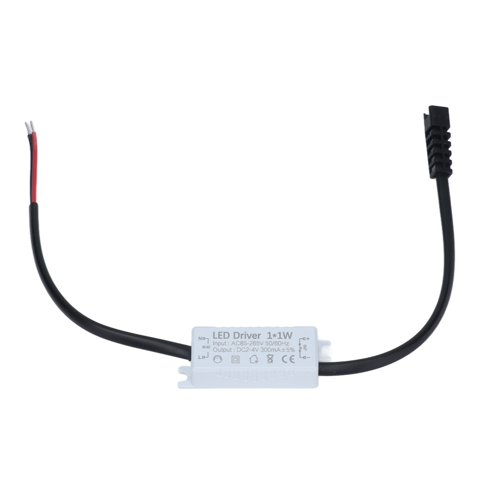 LED Driver 1x1W Power Supply Transformer Adapter AC85-265V to 2-4VDC LED Power Driver for LED Light Computer V1294-YM0523-3119210266211