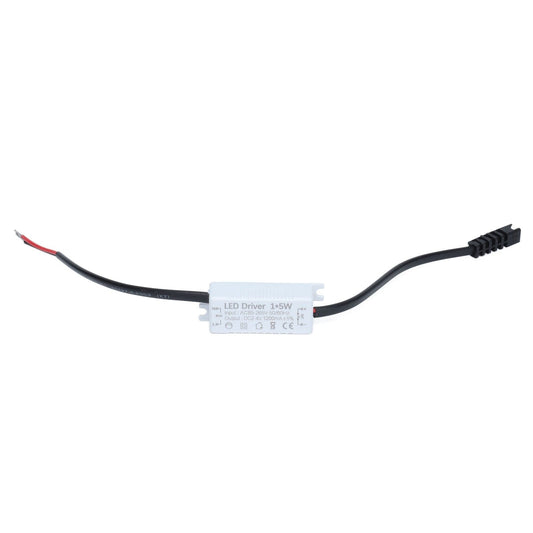 LED Driver 1X5W LED Driver 1200mA Power Supply Transformer Adapter 85-265V AC to 2-4V DC for LED Light V1294-YM0523-3119210266411