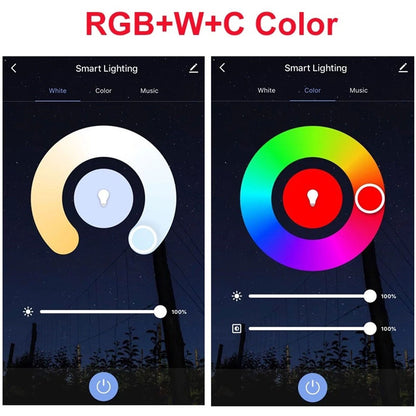 LED Smart Bulb 9W E27 RGB Dimming Light Voice Control Smart Home Bulb for Google 85-265V V1294-YM0523-3119210267211