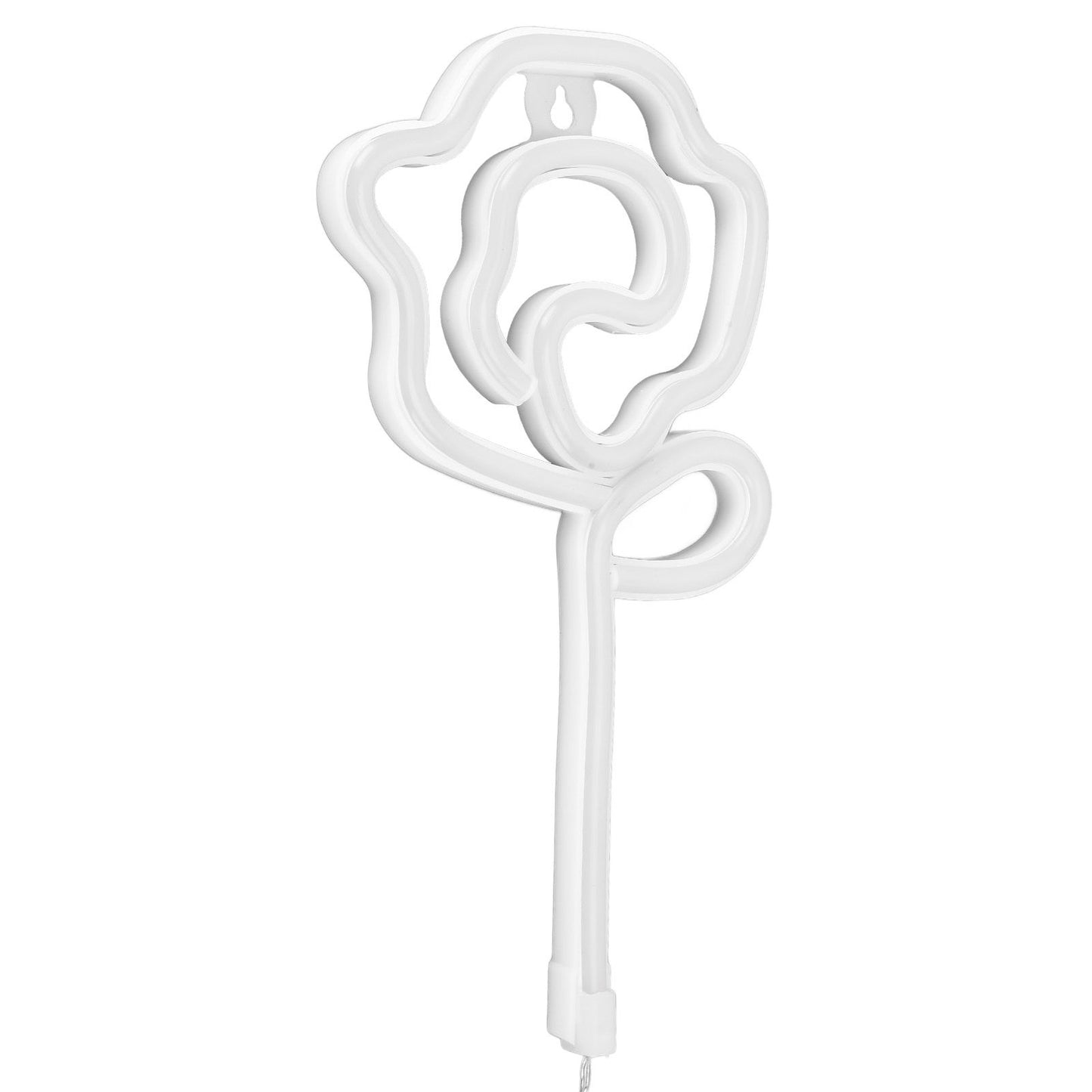 Neon Lights Rose Flower Style Valentine's Day Proposal Wedding Confession Scene Home Decoration LightsPink V1294-YM0523-3119210270312