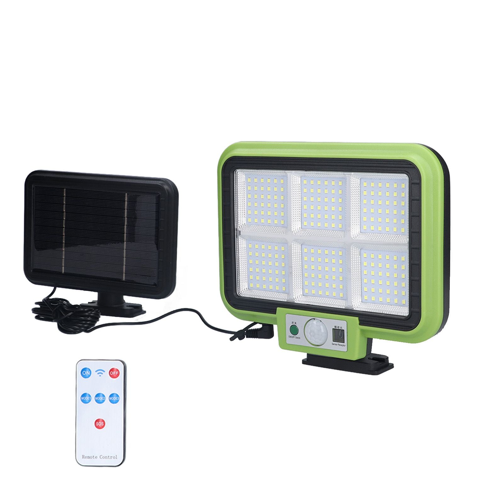 Solar Light Rotatable Panels Rechargeable Battery Motion Sensor Function Waterproof Lighting Device for Yards V1294-YM0523-3119210270811