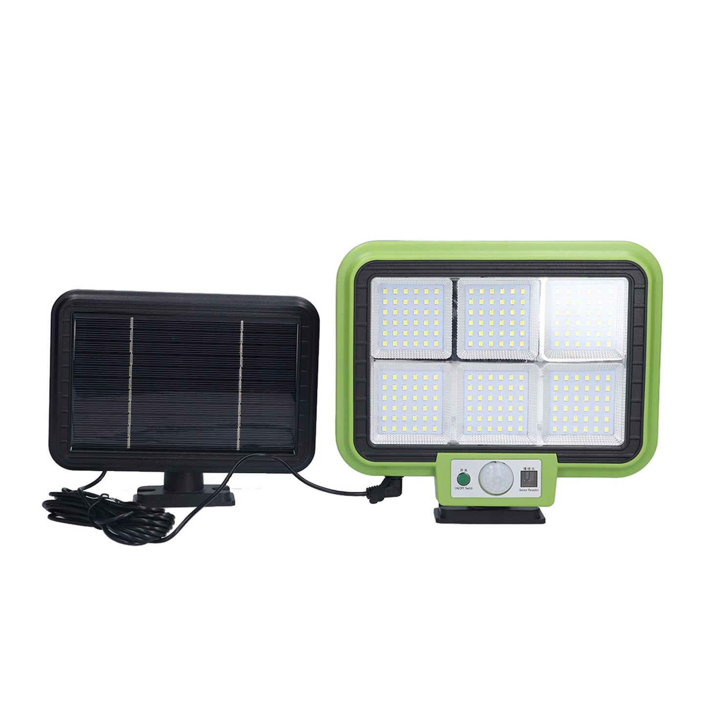 Solar Light Rotatable Panels Rechargeable Battery Motion Sensor Function Waterproof Lighting Device for Yards V1294-YM0523-3119210270811