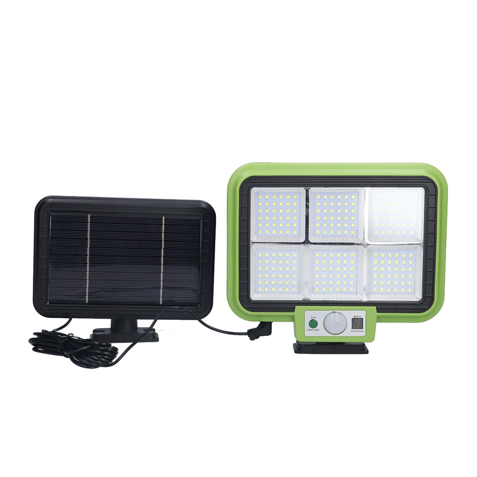 Solar Light Rotatable Panels Rechargeable Battery Motion Sensor Function Waterproof Lighting Device for Yards V1294-YM0523-3119210270811