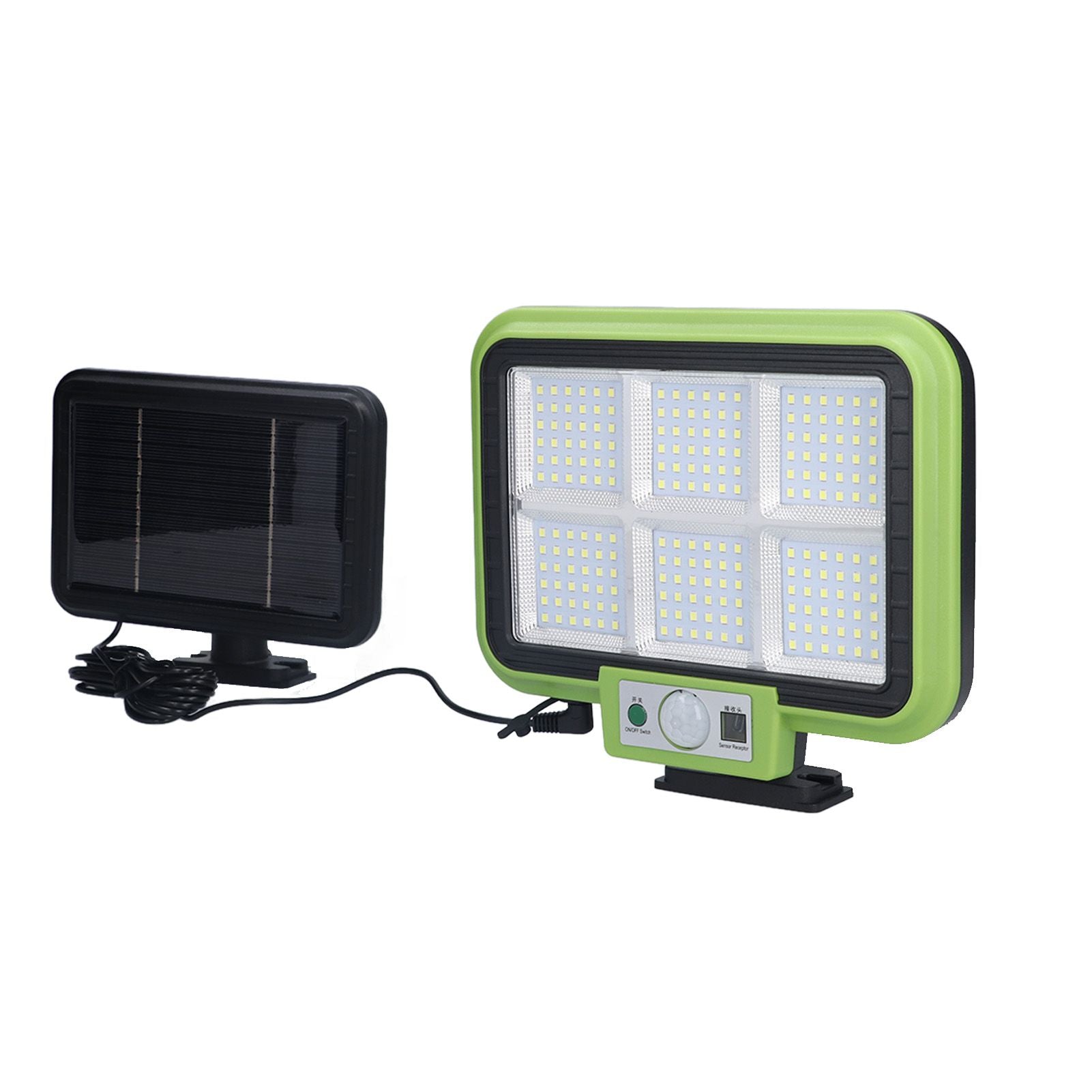 Solar Light Rotatable Panels Rechargeable Battery Motion Sensor Function Waterproof Lighting Device for Yards V1294-YM0523-3119210270811