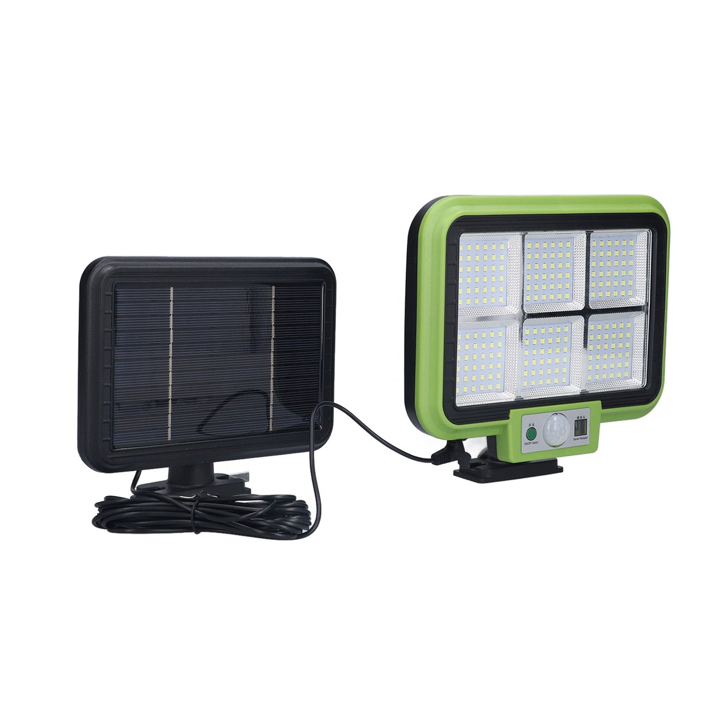 Solar Light Rotatable Panels Rechargeable Battery Motion Sensor Function Waterproof Lighting Device for Yards V1294-YM0523-3119210270811