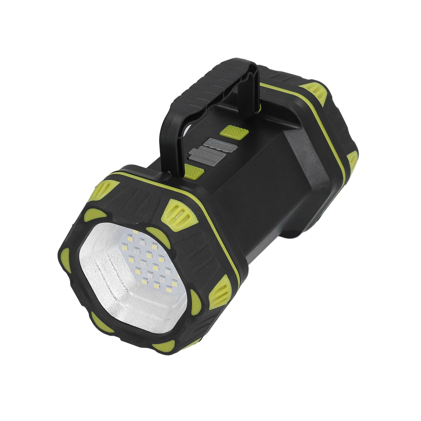 Handheld Flashlight 8 Gears Modes Adjustable Waterproof Rechargeable LED Flashlight with USB Cable for V1294-YM0523-3119210271111
