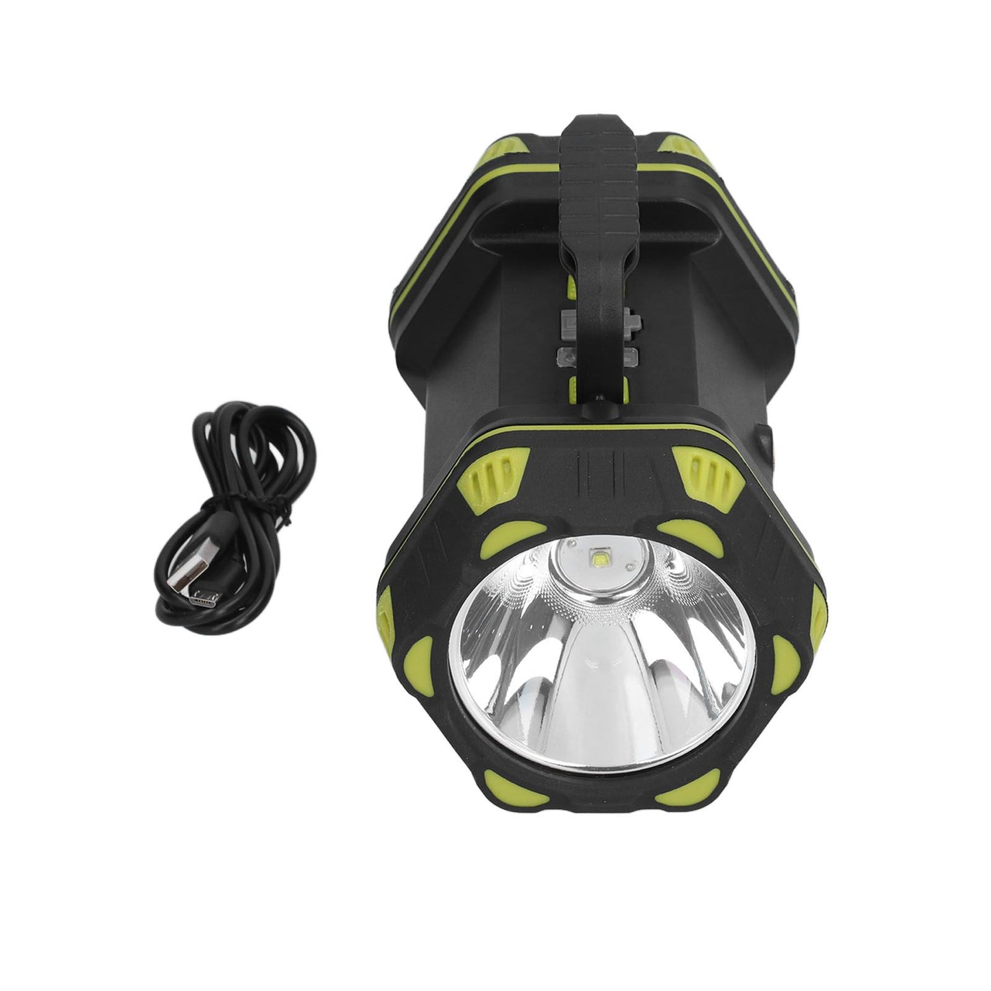 Handheld Flashlight 8 Gears Modes Adjustable Waterproof Rechargeable LED Flashlight with USB Cable for V1294-YM0523-3119210271111