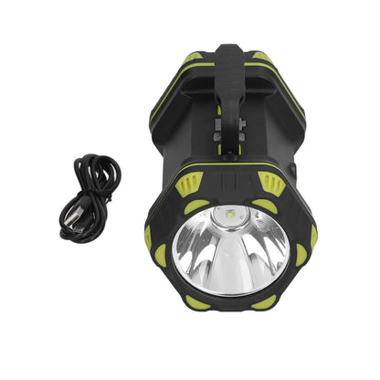 Handheld Flashlight 8 Gears Modes Adjustable Waterproof Rechargeable LED Flashlight with USB Cable for V1294-YM0523-3119210271111
