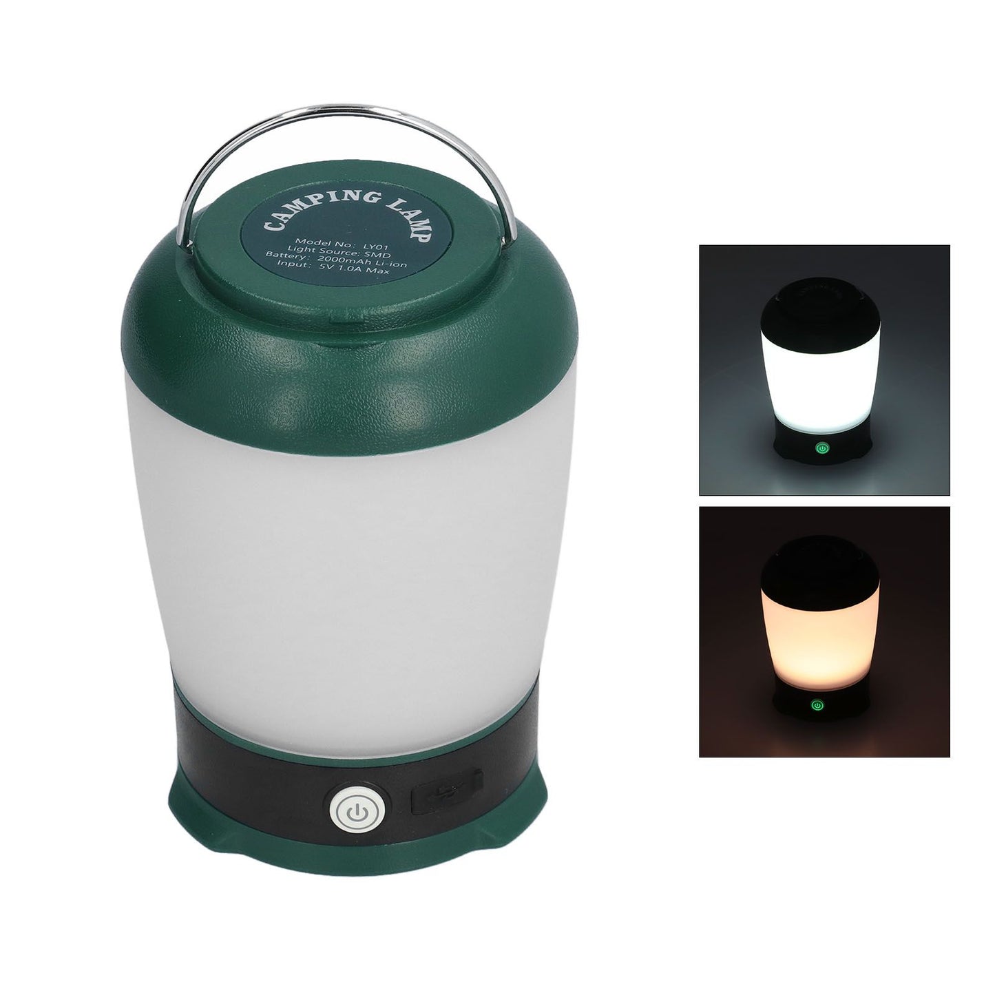 Camping Lantern LED White Warm Light 3 Adjutable Modes Long Battery Life LED Lantern for Outdoor Camping V1294-YM0523-3119210271911