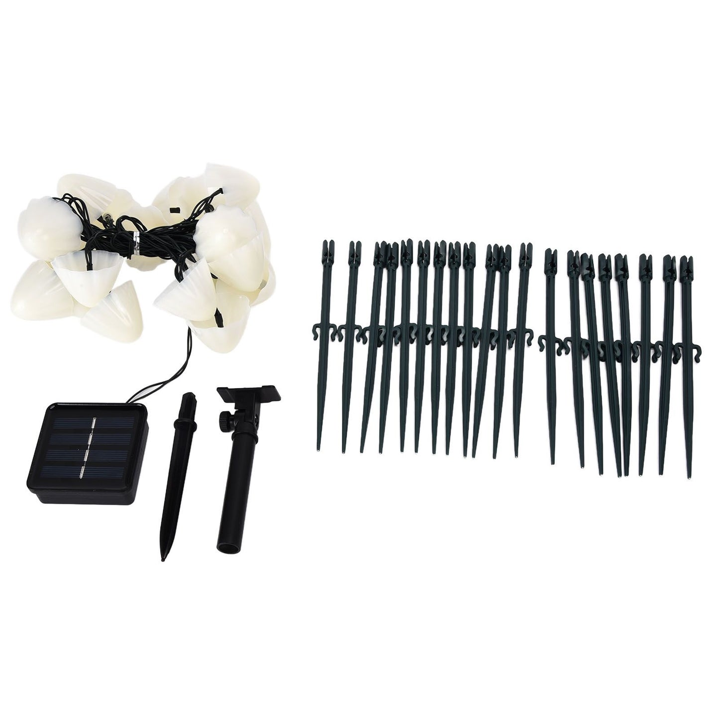 Solar Light String Waterproof Outdoor Garden Landscape Light 20LEDs 8 Lighting ModesColorful Light V1294-YM0523-3119210272112