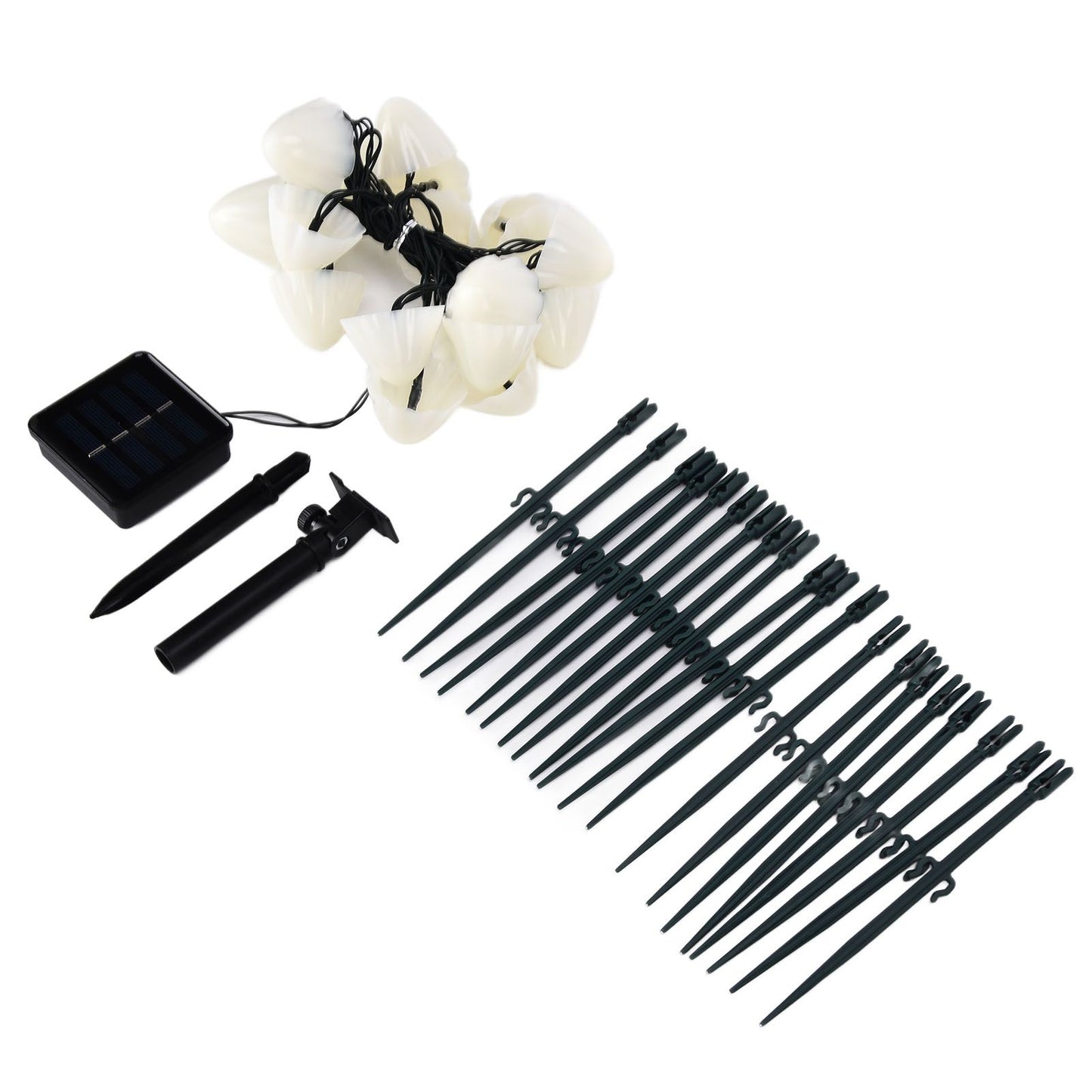Solar Light String Waterproof Outdoor Garden Landscape Light 20LEDs 8 Lighting ModesColorful Light V1294-YM0523-3119210272112