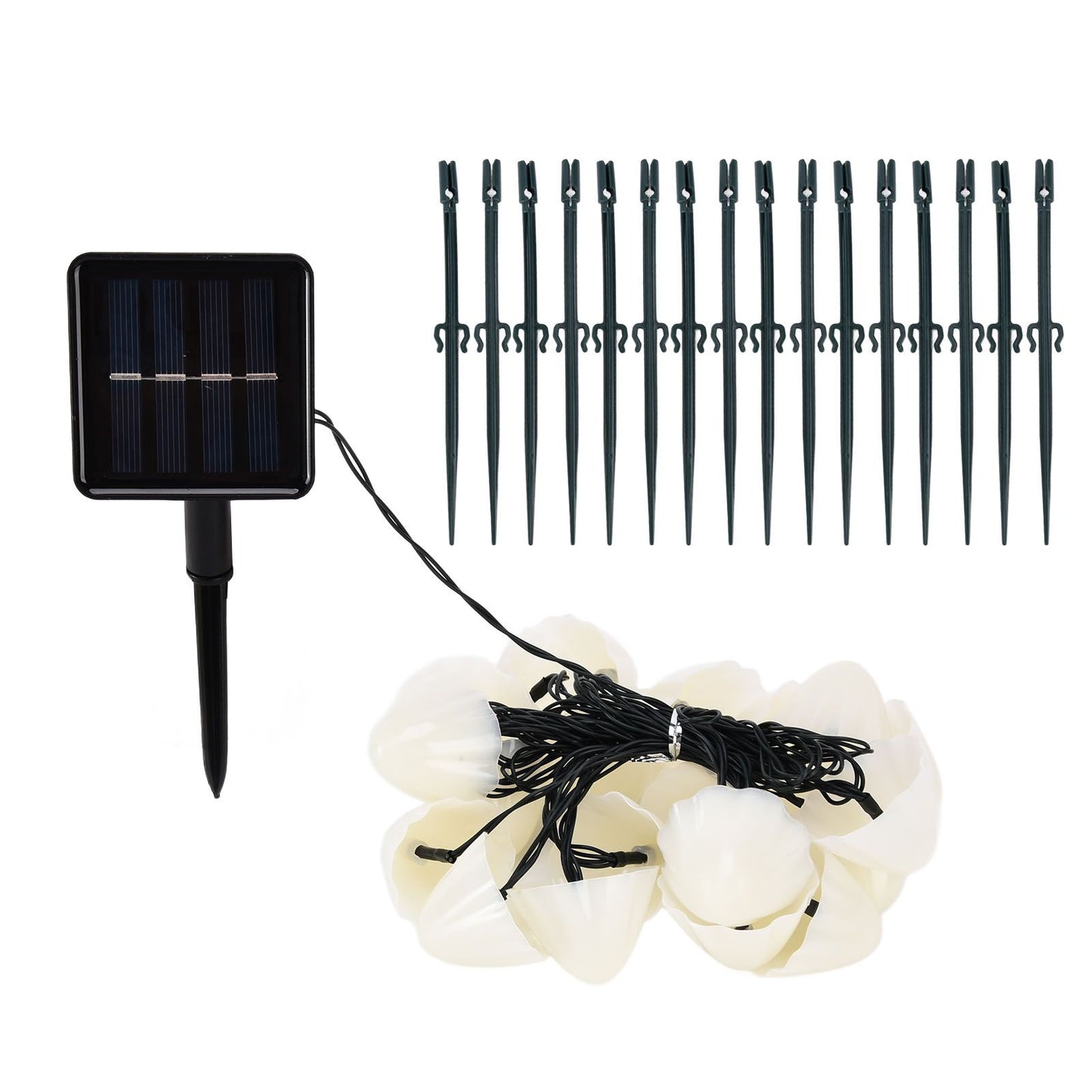 Solar Light String Waterproof Outdoor Garden Landscape Light 20LEDs 8 Lighting ModesColorful Light V1294-YM0523-3119210272112