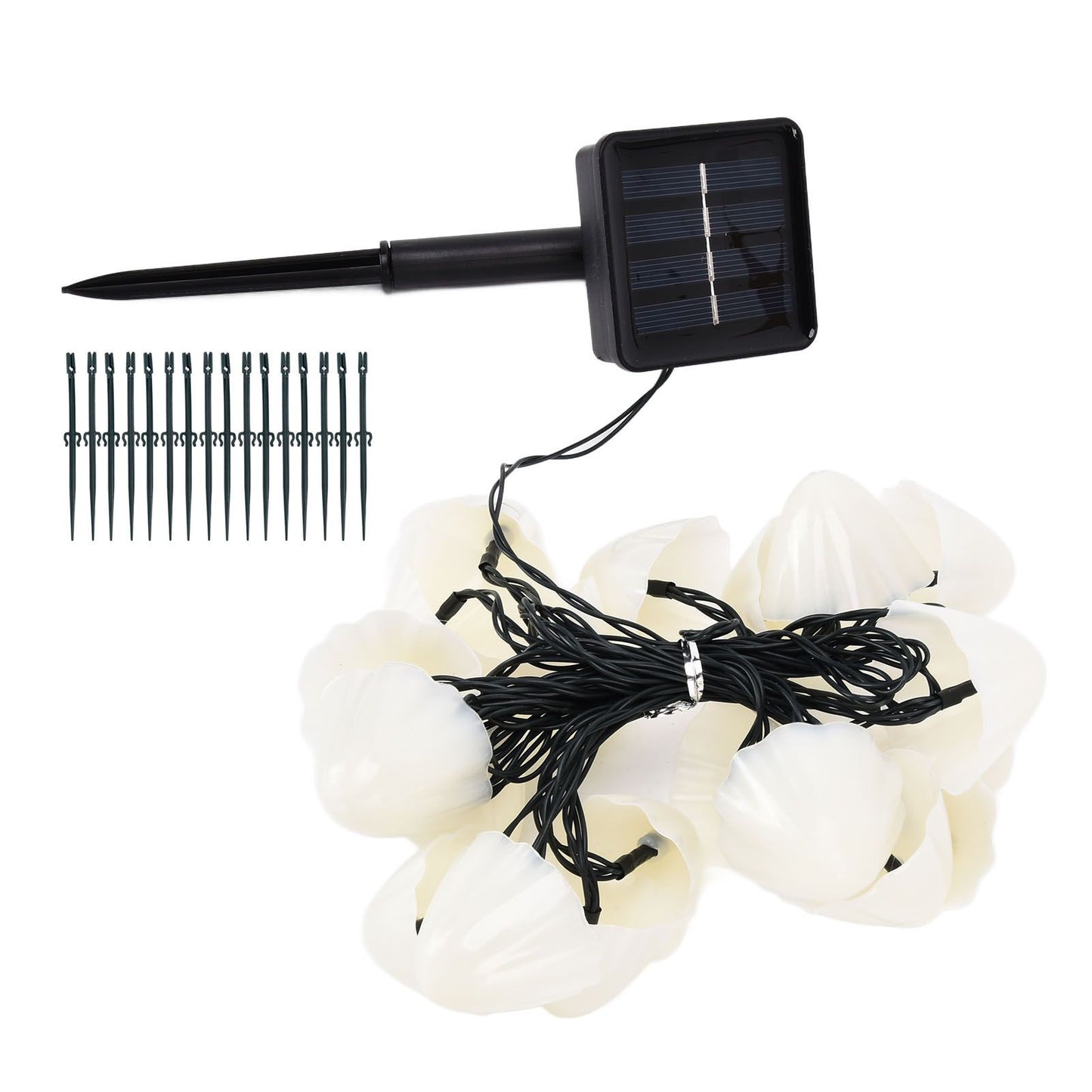 Solar Light String Waterproof Outdoor Garden Landscape Light 20LEDs 8 Lighting ModesColorful Light V1294-YM0523-3119210272112