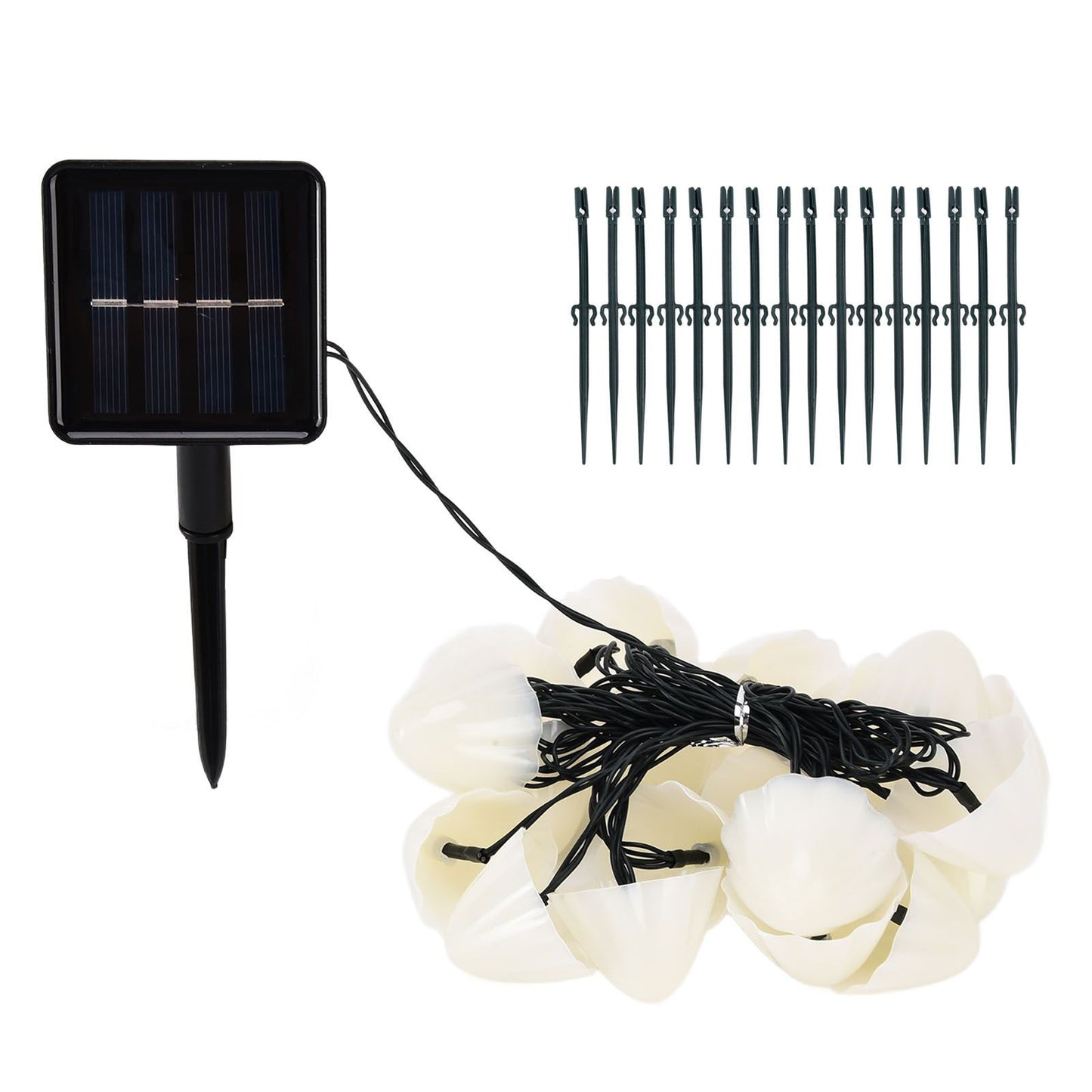 Solar Light String Waterproof Outdoor Garden Landscape Light 20LEDs 8 Lighting ModesColorful Light V1294-YM0523-3119210272112