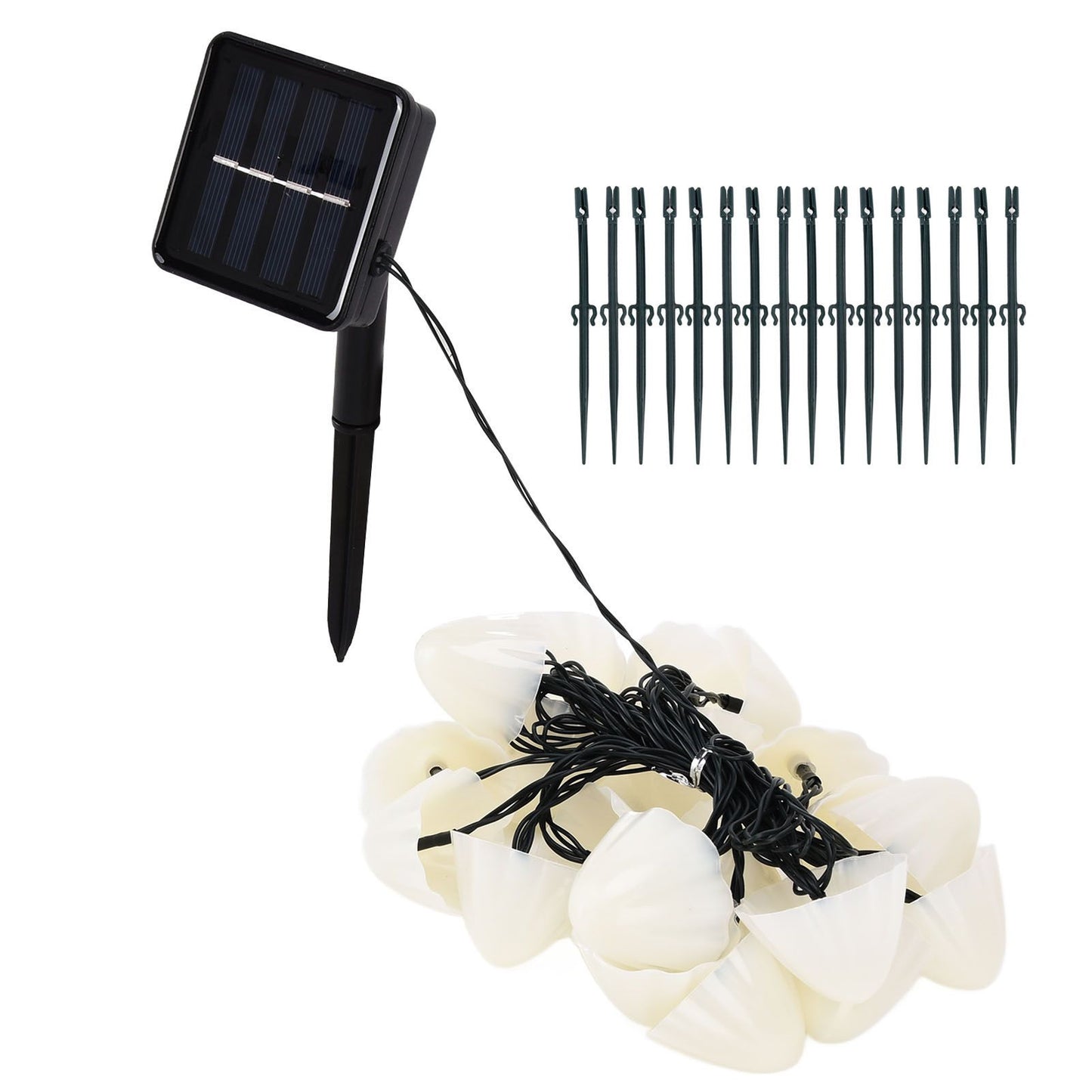 Solar Light String Waterproof Outdoor Garden Landscape Light 20LEDs 8 Lighting ModesColorful Light V1294-YM0523-3119210272112