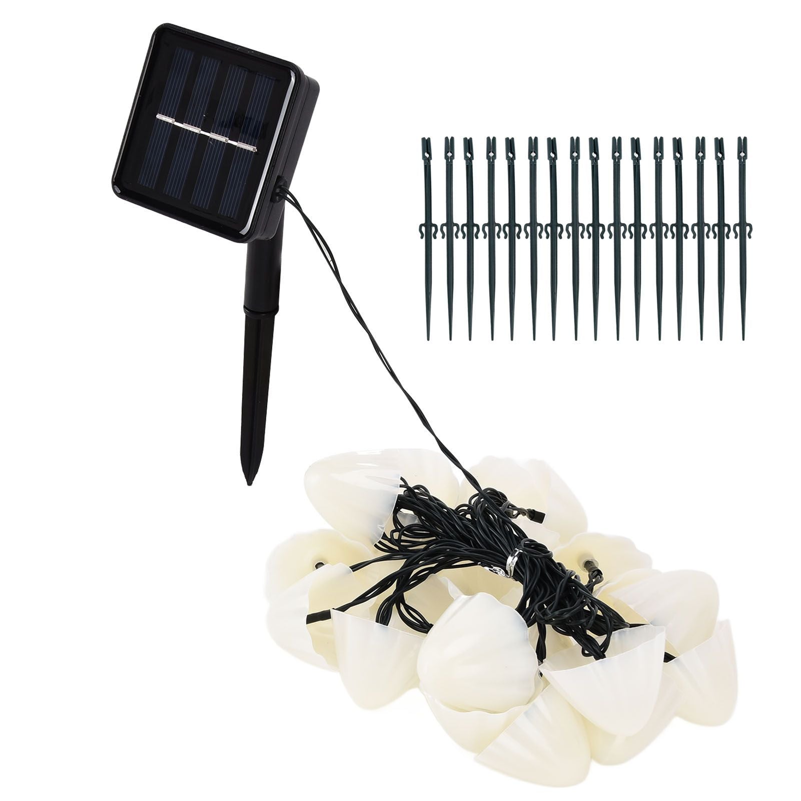 Solar Light String Waterproof Outdoor Garden Landscape Light 20LEDs 8 Lighting ModesColorful Light V1294-YM0523-3119210272112