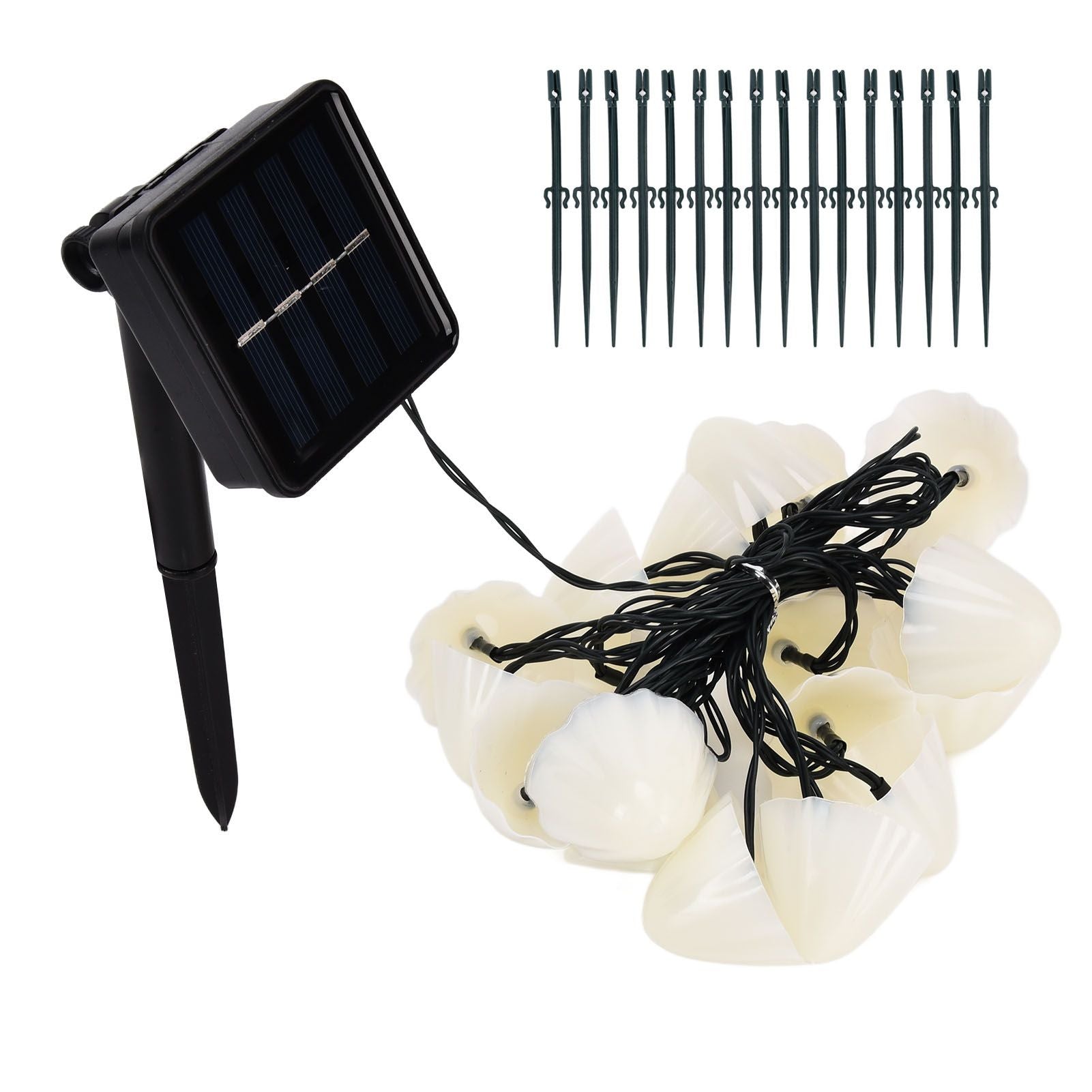 Solar Light String Waterproof Outdoor Garden Landscape Light 20LEDs 8 Lighting ModesColorful Light V1294-YM0523-3119210272112