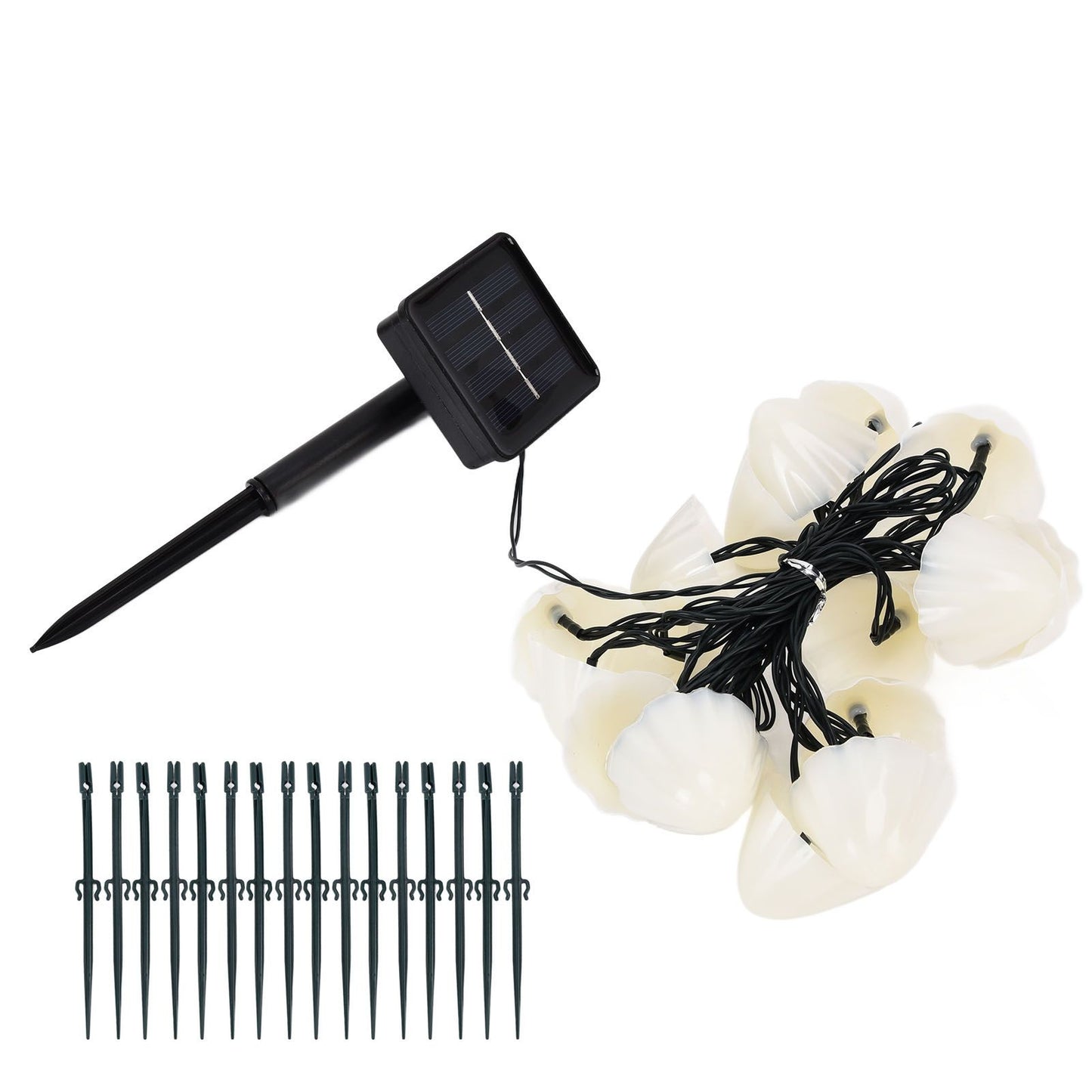 Solar Light String Waterproof Outdoor Garden Landscape Light 20LEDs 8 Lighting ModesColorful Light V1294-YM0523-3119210272112